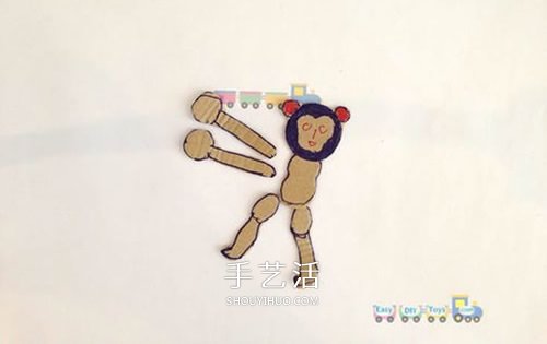 有趣的紙板猴子玩具的制作方法 -  rpnrmr.com
