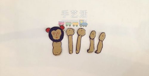 有趣的紙板猴子玩具的制作方法 -  rpnrmr.com