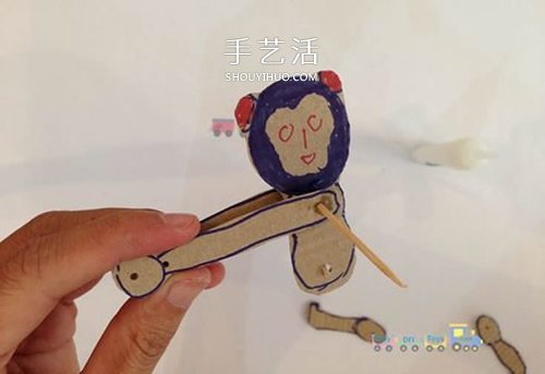 有趣的紙板猴子玩具的制作方法 -  rpnrmr.com