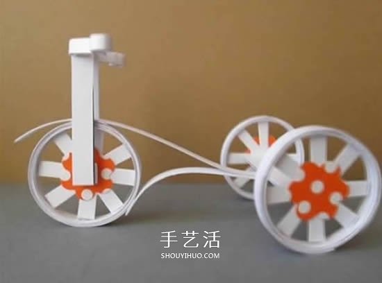 卡紙手工制作三輪車模型的方法 -  rpnrmr.com