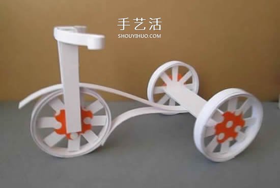 卡紙手工制作三輪車模型的方法 -  rpnrmr.com