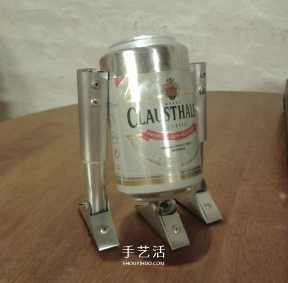 易拉罐D(zhuǎn)IY制作星球大戰(zhàn)R2-D2機器人的方法 -  rpnrmr.com