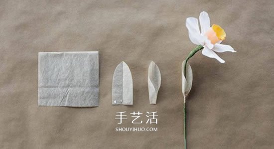 皺紋紙手工制作水仙花 清新脫俗如仙子！ -  rpnrmr.com