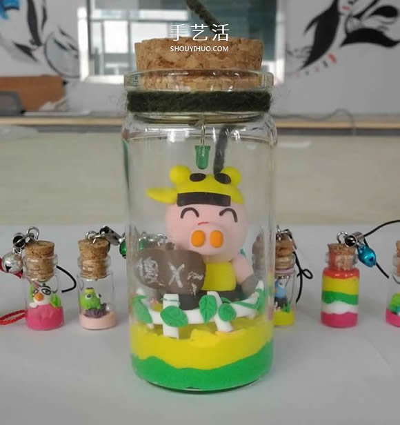 自制粘土卡通瓶的方法 -  rpnrmr.com