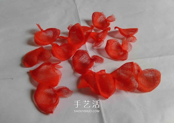 情人節(jié)紅玫瑰布花的制作方法教程 -  rpnrmr.com