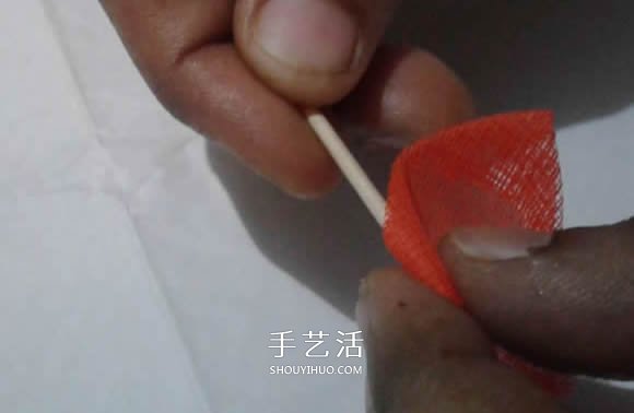 情人節(jié)紅玫瑰布花的制作方法教程 -  rpnrmr.com