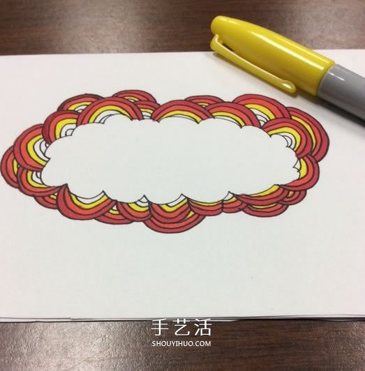 DIY制作彩虹感恩卡的手繪教程 -  rpnrmr.com