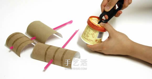 果汁盒手工制作氣球海盜船圖解 -  rpnrmr.com