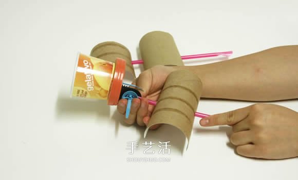 果汁盒手工制作氣球海盜船圖解 -  rpnrmr.com