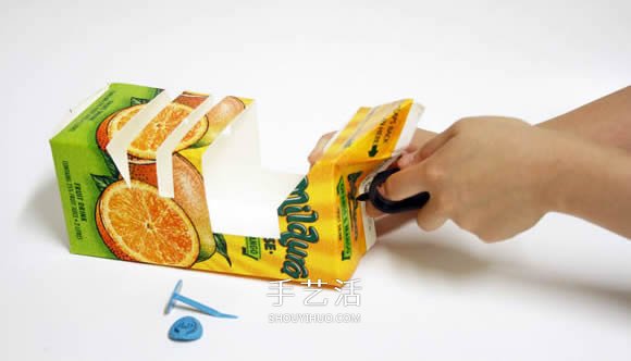 果汁盒手工制作氣球海盜船圖解 -  rpnrmr.com