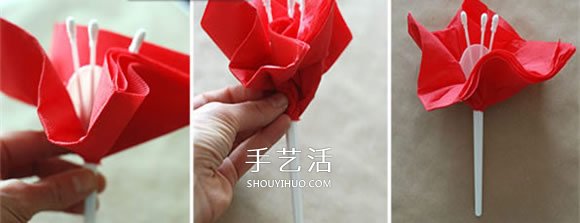 簡(jiǎn)單又漂亮餐巾紙花的做法 -  rpnrmr.com