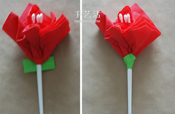簡(jiǎn)單又漂亮餐巾紙花的做法 -  rpnrmr.com
