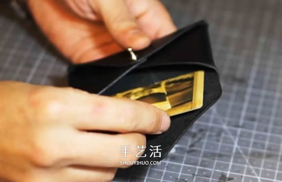 自制簡約皮革名片盒的方法圖解教程 -  rpnrmr.com