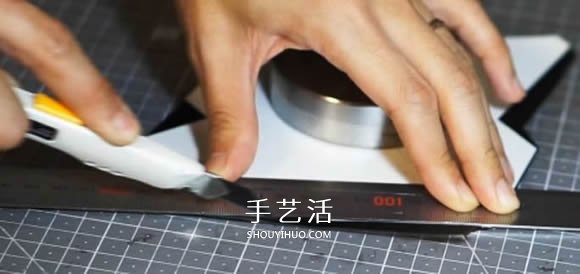 自制簡約皮革名片盒的方法圖解教程 -  rpnrmr.com