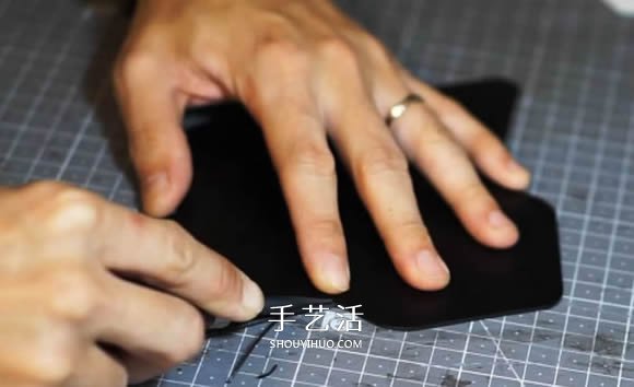自制簡約皮革名片盒的方法圖解教程 -  rpnrmr.com