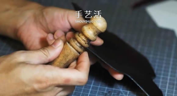 自制簡約皮革名片盒的方法圖解教程 -  rpnrmr.com