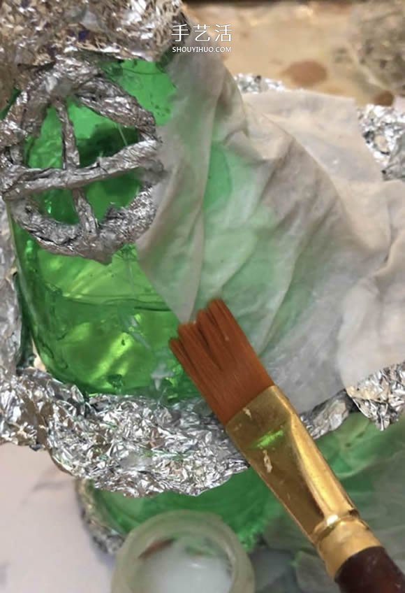 雪碧瓶手工制作萬圣節(jié)女巫屋圖解教程 -  rpnrmr.com