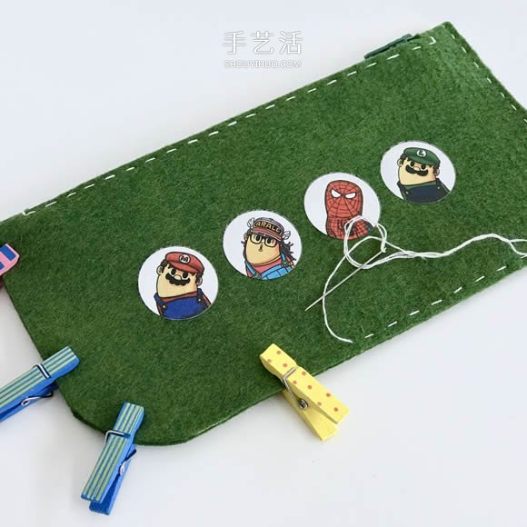自制毛氈筆袋/化妝包/錢包的方法圖解 -  rpnrmr.com