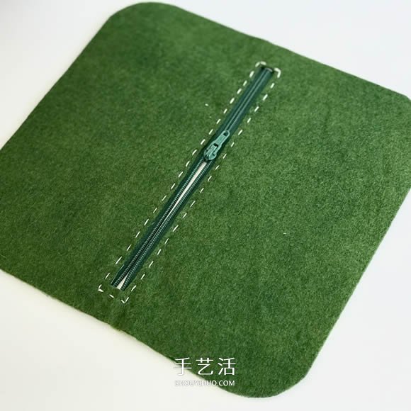 自制毛氈筆袋/化妝包/錢包的方法圖解 -  rpnrmr.com