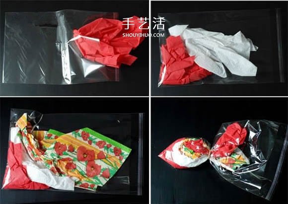 塑料袋簡(jiǎn)單手工制作小魚裝飾的教程 -  rpnrmr.com