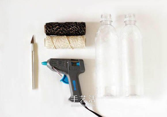 礦泉水瓶手工制作小清新牙簽筒的教程 -  rpnrmr.com