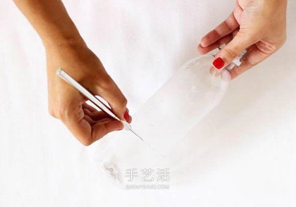 礦泉水瓶手工制作小清新牙簽筒的教程 -  rpnrmr.com