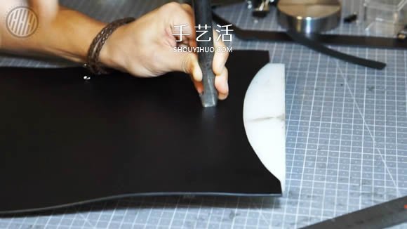 自制簡約皮革手拿包的方法圖解教程 -  rpnrmr.com