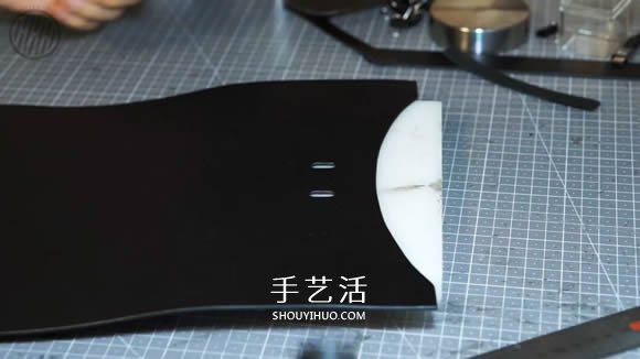 自制簡約皮革手拿包的方法圖解教程 -  rpnrmr.com