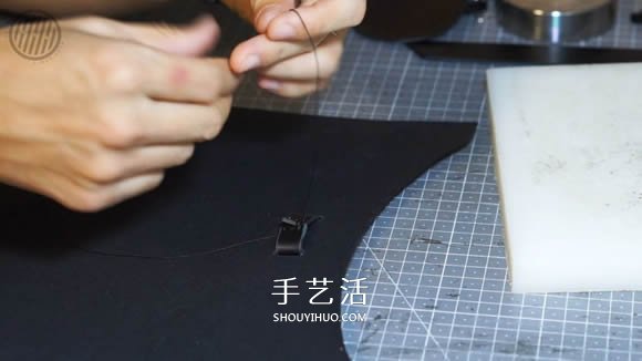 自制簡約皮革手拿包的方法圖解教程 -  rpnrmr.com