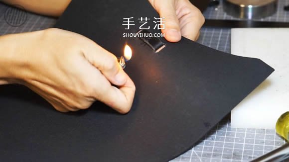 自制簡約皮革手拿包的方法圖解教程 -  rpnrmr.com