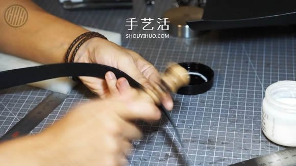 自制簡約皮革手拿包的方法圖解教程 -  rpnrmr.com