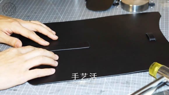 自制簡約皮革手拿包的方法圖解教程 -  rpnrmr.com