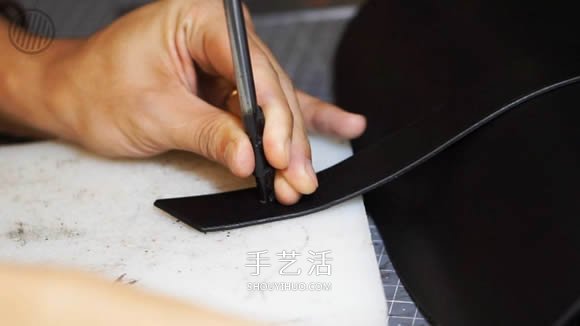 自制簡約皮革手拿包的方法圖解教程 -  rpnrmr.com