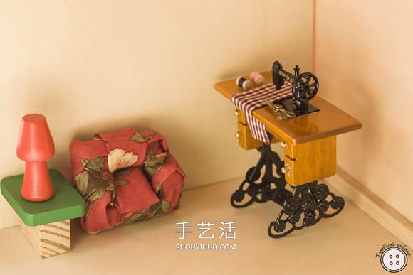 瓦楞紙板手工制作微型扶手椅圖解教程 -  rpnrmr.com