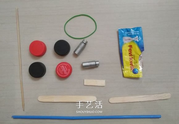 廢物利用DIY橡皮筋動(dòng)力回力車的方法 -  rpnrmr.com