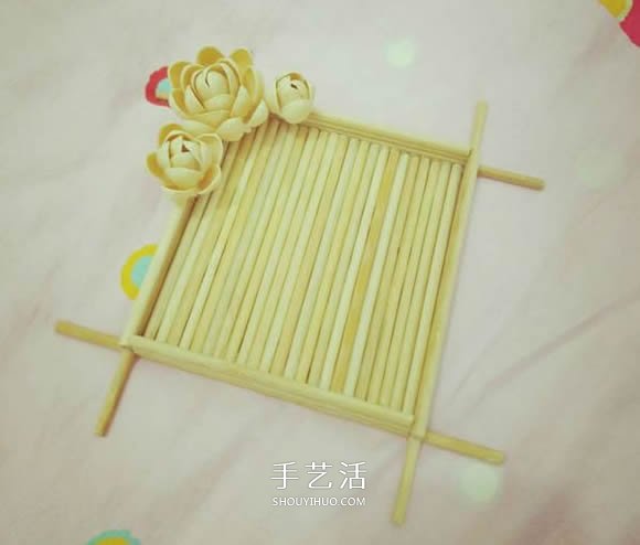 一次性筷子手工制作置物碟圖解教程 -  rpnrmr.com