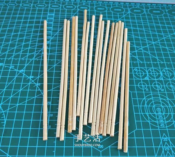 一次性筷子手工制作置物碟圖解教程 -  rpnrmr.com