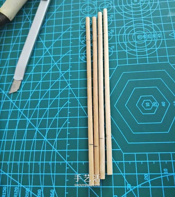 一次性筷子手工制作置物碟圖解教程 -  rpnrmr.com