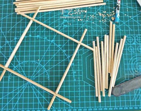 一次性筷子手工制作置物碟圖解教程 -  rpnrmr.com
