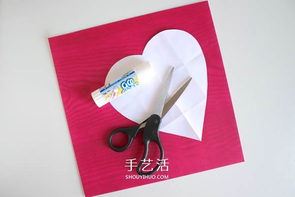 用心形紙張折紙情人節(jié)信封的方法圖解 -  rpnrmr.com