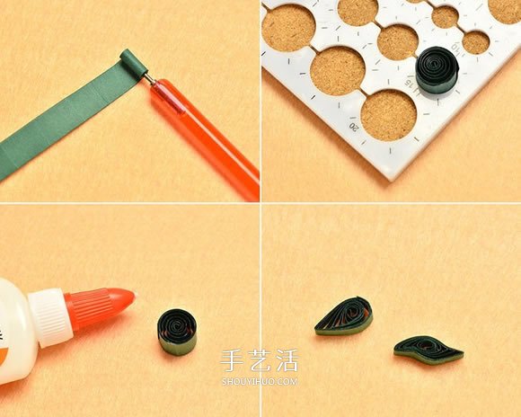 漂亮衍紙圣誕樹的做法圖解教程 -  rpnrmr.com
