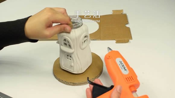 紙粘土和玻璃瓶手工制作童話小屋 -  rpnrmr.com