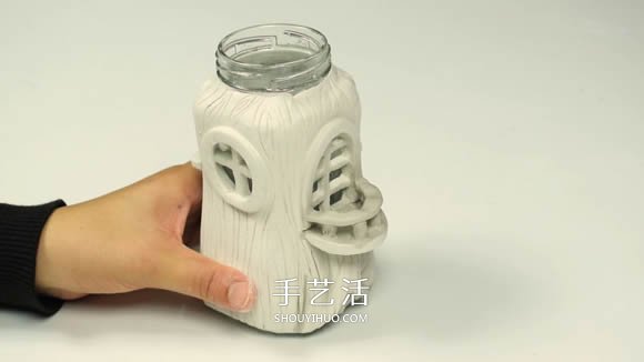 紙粘土和玻璃瓶手工制作童話小屋 -  rpnrmr.com