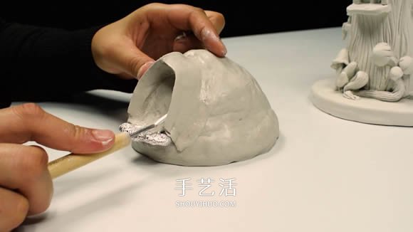 紙粘土和玻璃瓶手工制作童話小屋 -  rpnrmr.com