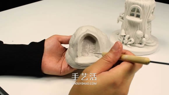 紙粘土和玻璃瓶手工制作童話小屋 -  rpnrmr.com