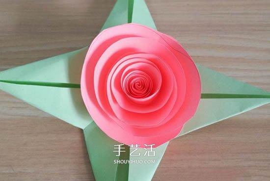 簡(jiǎn)單又漂亮紙玫瑰花的做法圖解 -  rpnrmr.com