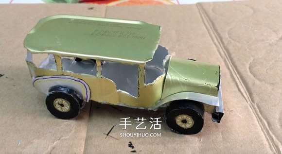 易拉罐手工制作吉普車模型圖解教程 -  rpnrmr.com