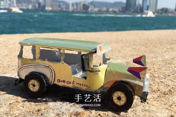 易拉罐手工制作吉普車模型圖解教程 -  rpnrmr.com