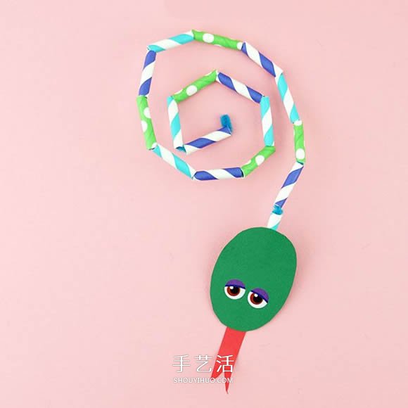幼兒園手工制作吸管小蛇的簡單教程 -  rpnrmr.com