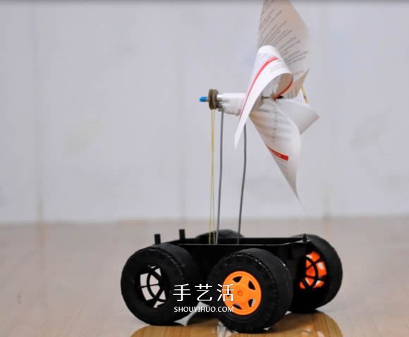 自制風力驅動玩具車的制作教程 -  rpnrmr.com
